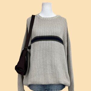 vintage 90s indie skater grunge ribbed chunky knit sweater